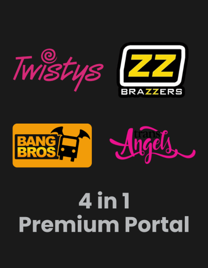 4 in 1 Premium Portal - Twistys Premium | Brazzers Premium | Bang Bros Premium | Trans Angels Premium Subscription